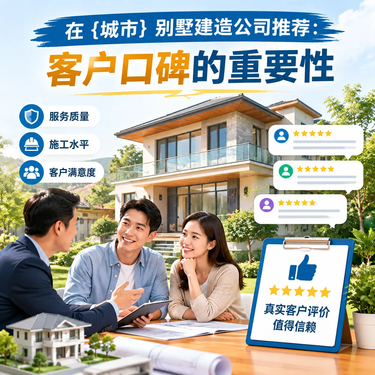 在 贞丰 别墅建造公司推荐：客户口碑的重要性