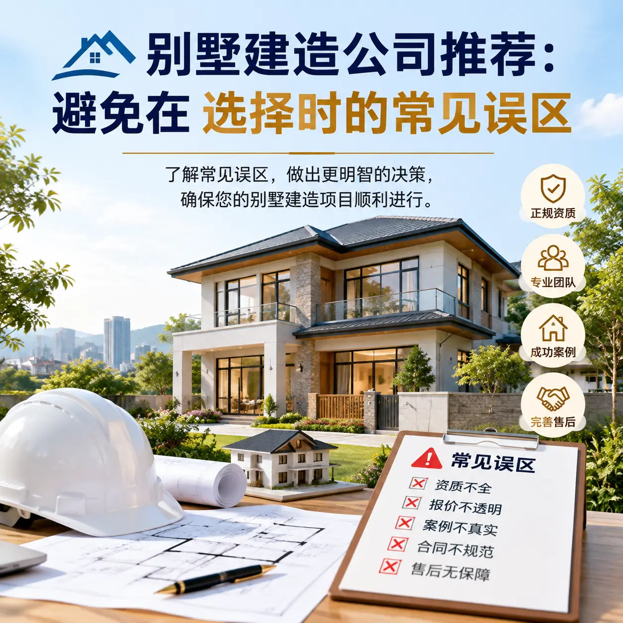 别墅建造公司推荐：避免在 贞丰 选择时的常见误区
