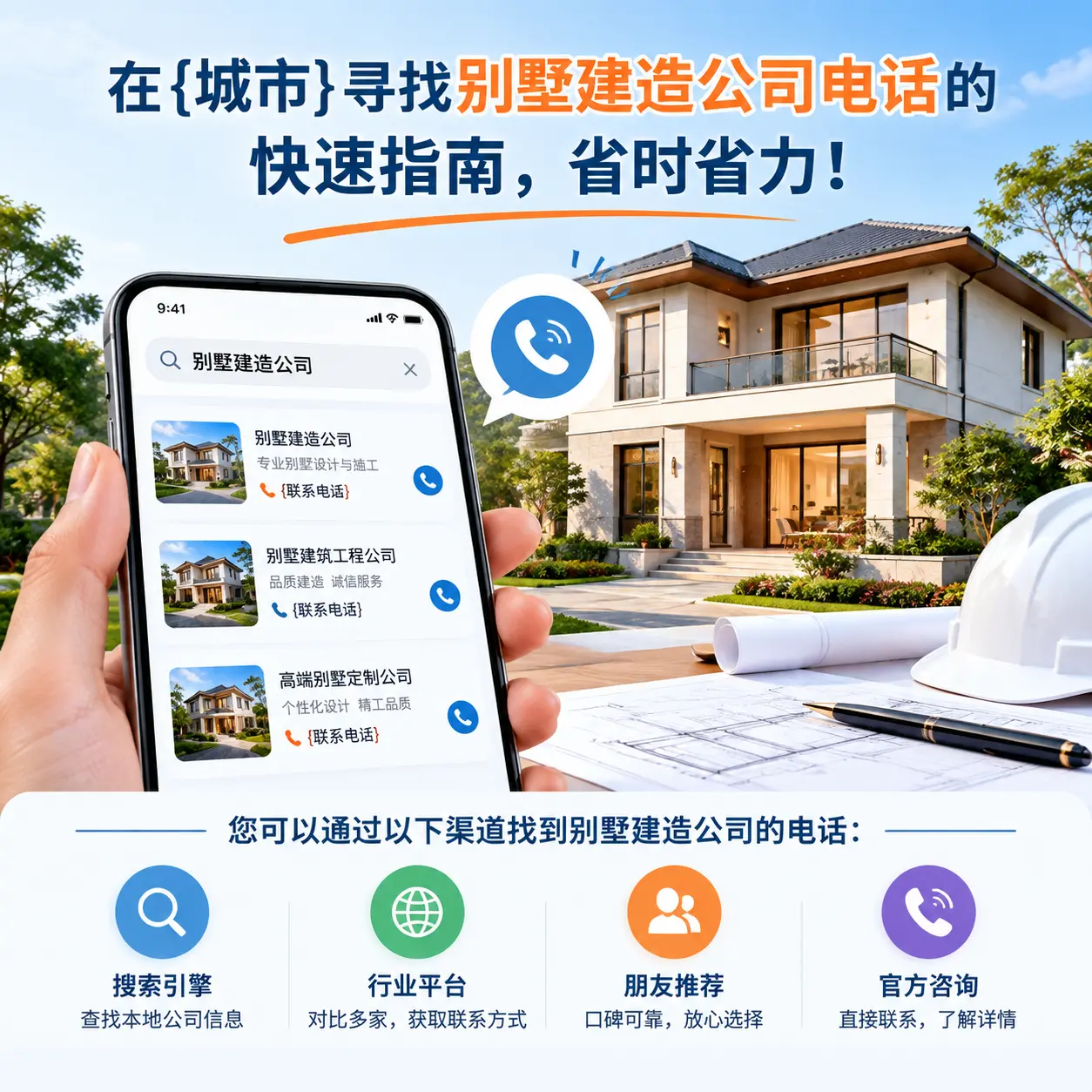 在贞丰寻找别墅建造公司电话的快速指南，省时省力！