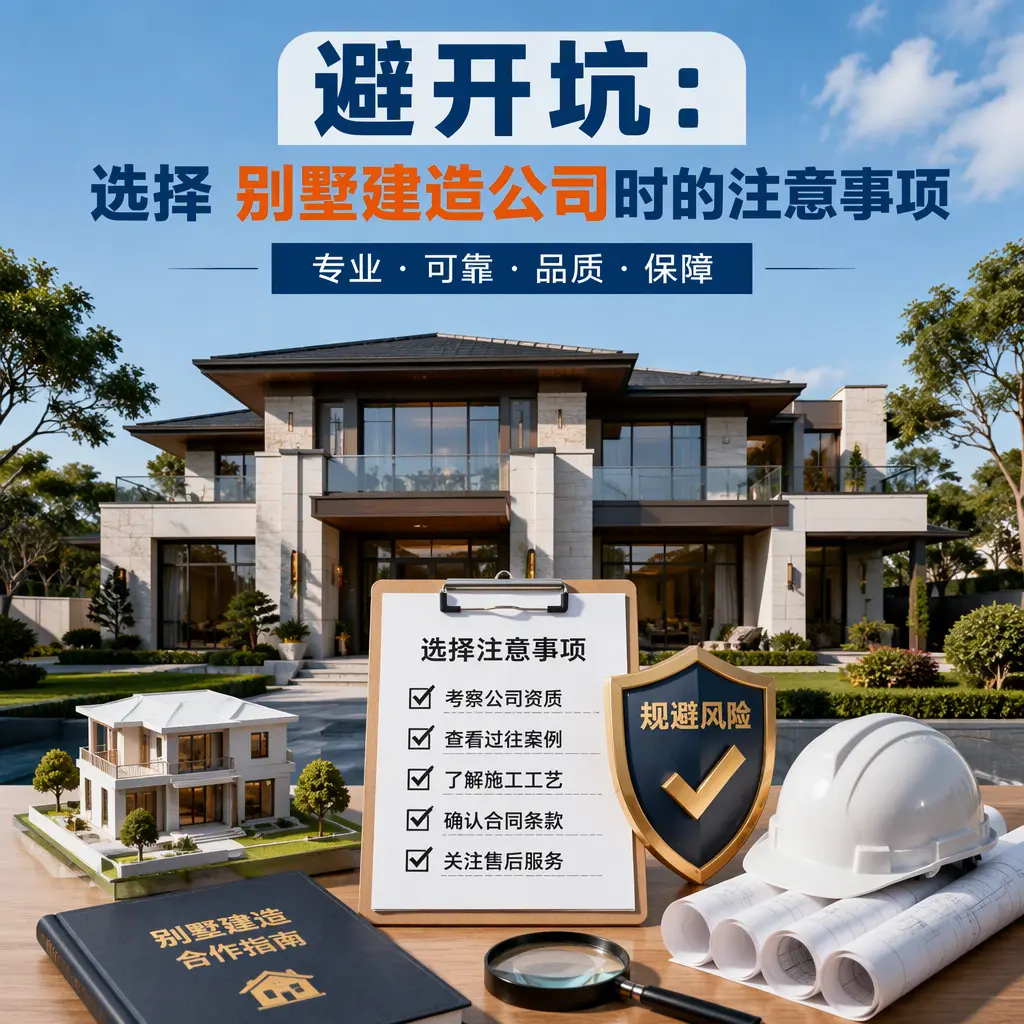 避开坑：选择 贞丰 别墅建造公司时的注意事项