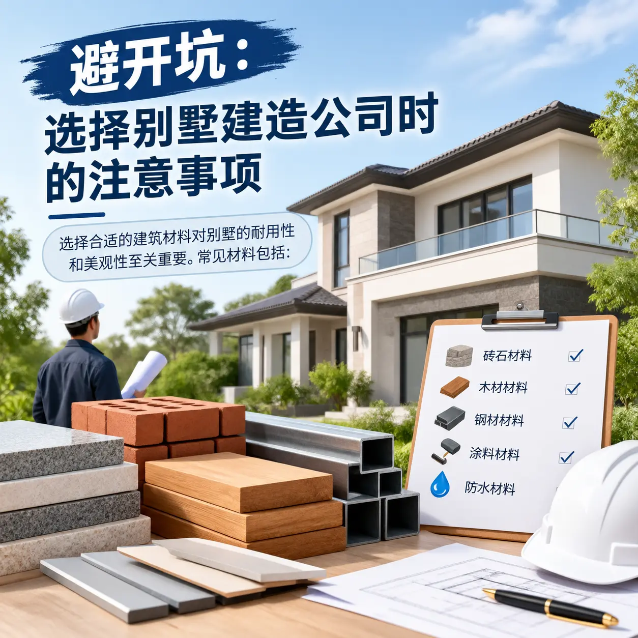 避开坑：选择 贞丰 别墅建造公司时的注意事项
