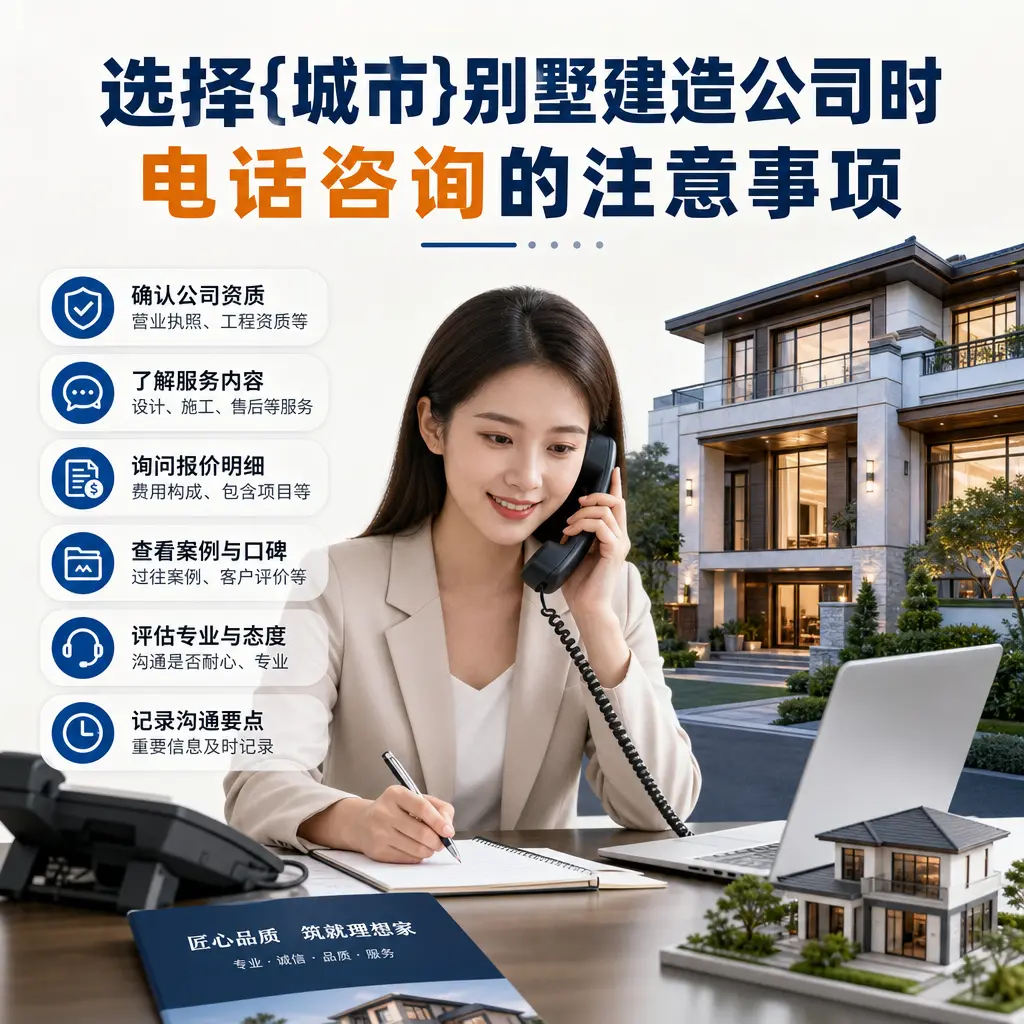 选择贞丰别墅建造公司时,电话咨询的注意事项