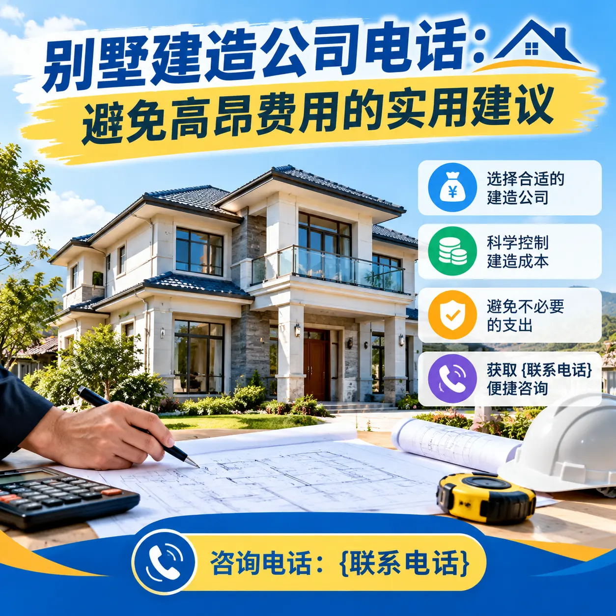 贞丰别墅建造公司电话:避免高昂费用的实用建议