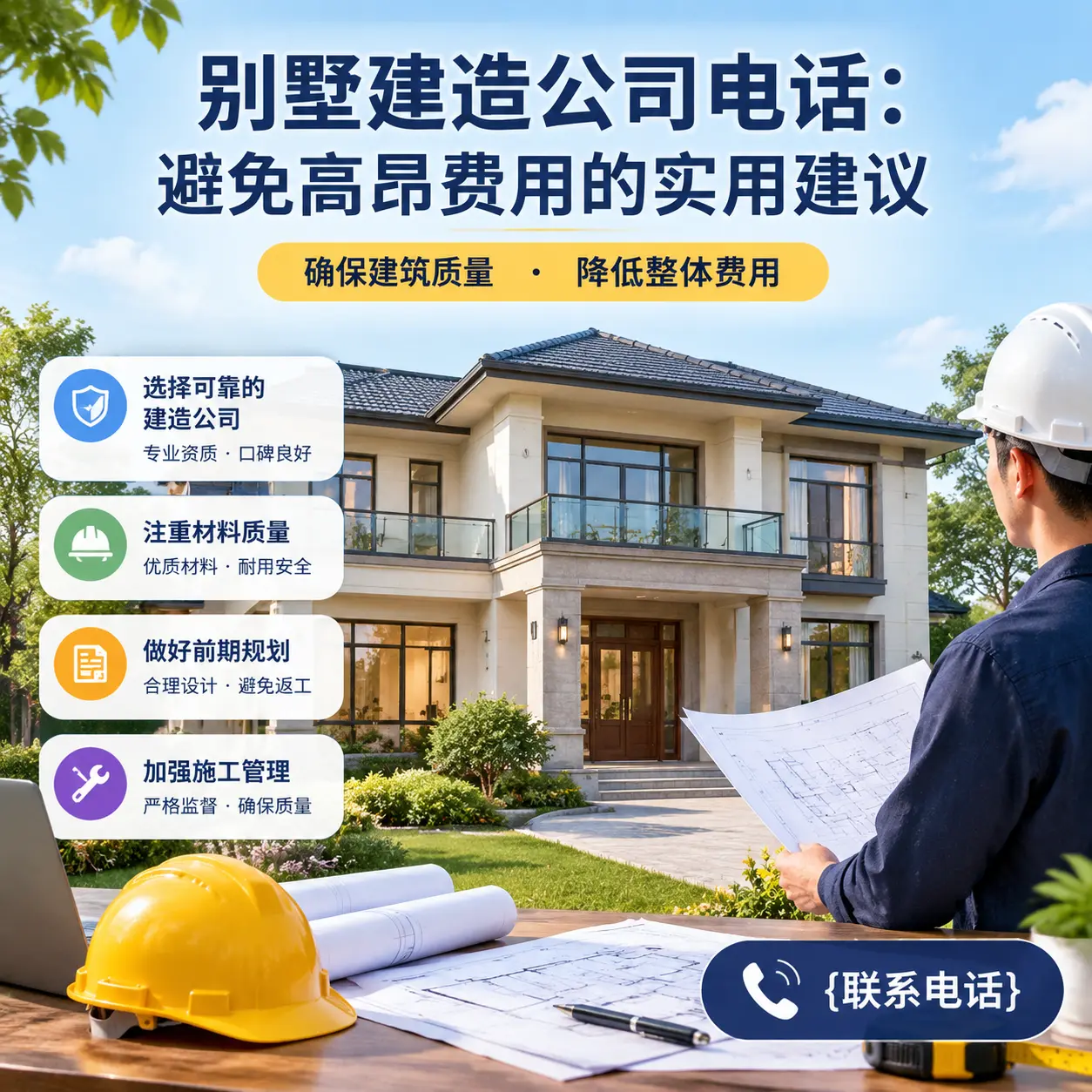 贞丰别墅建造公司电话:避免高昂费用的实用建议