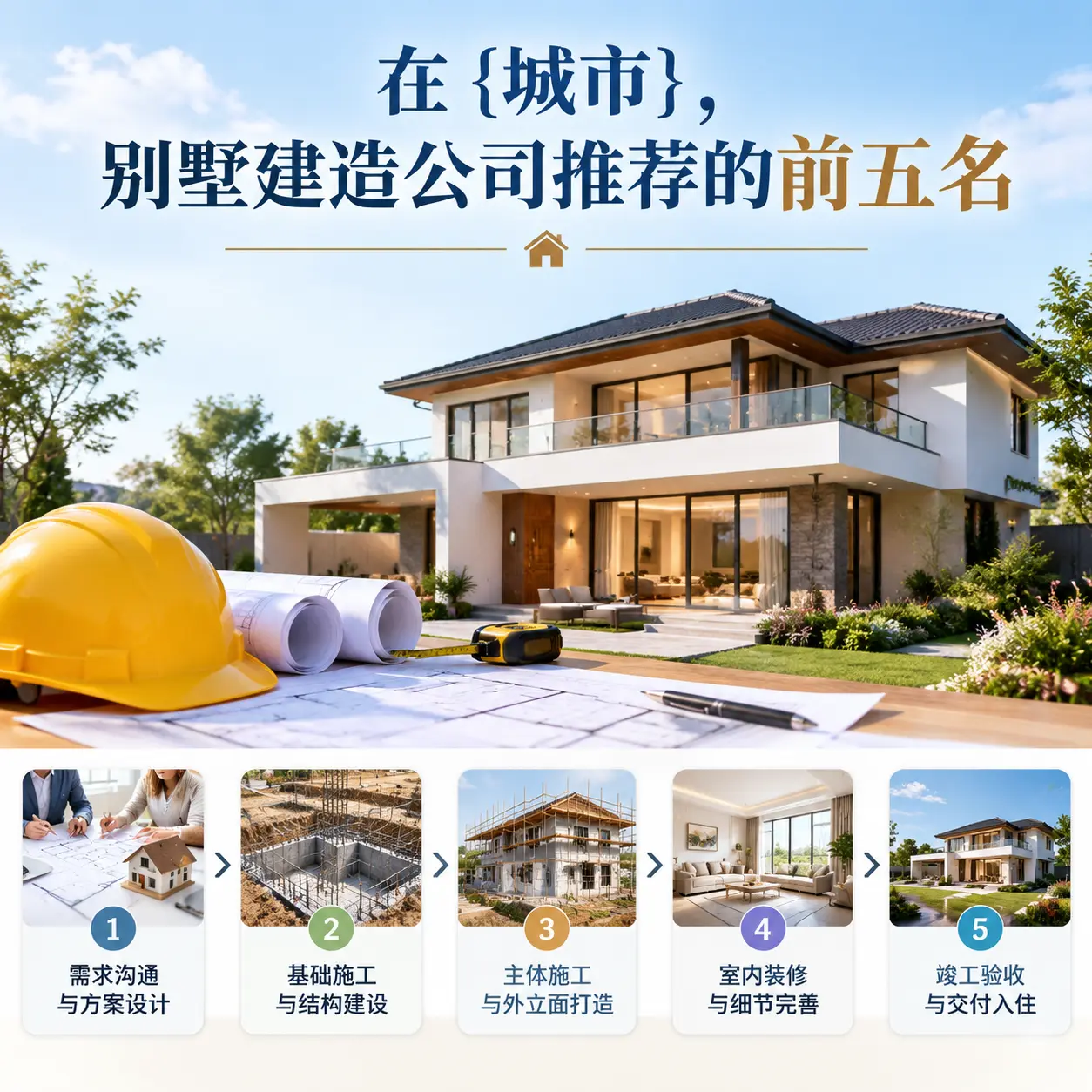 在 贞丰，别墅建造公司推荐的前五名