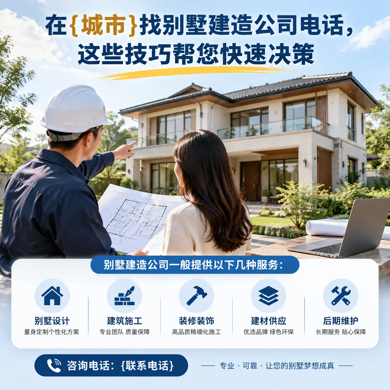 在贞丰找别墅建造公司电话,这些技巧帮您快速决策