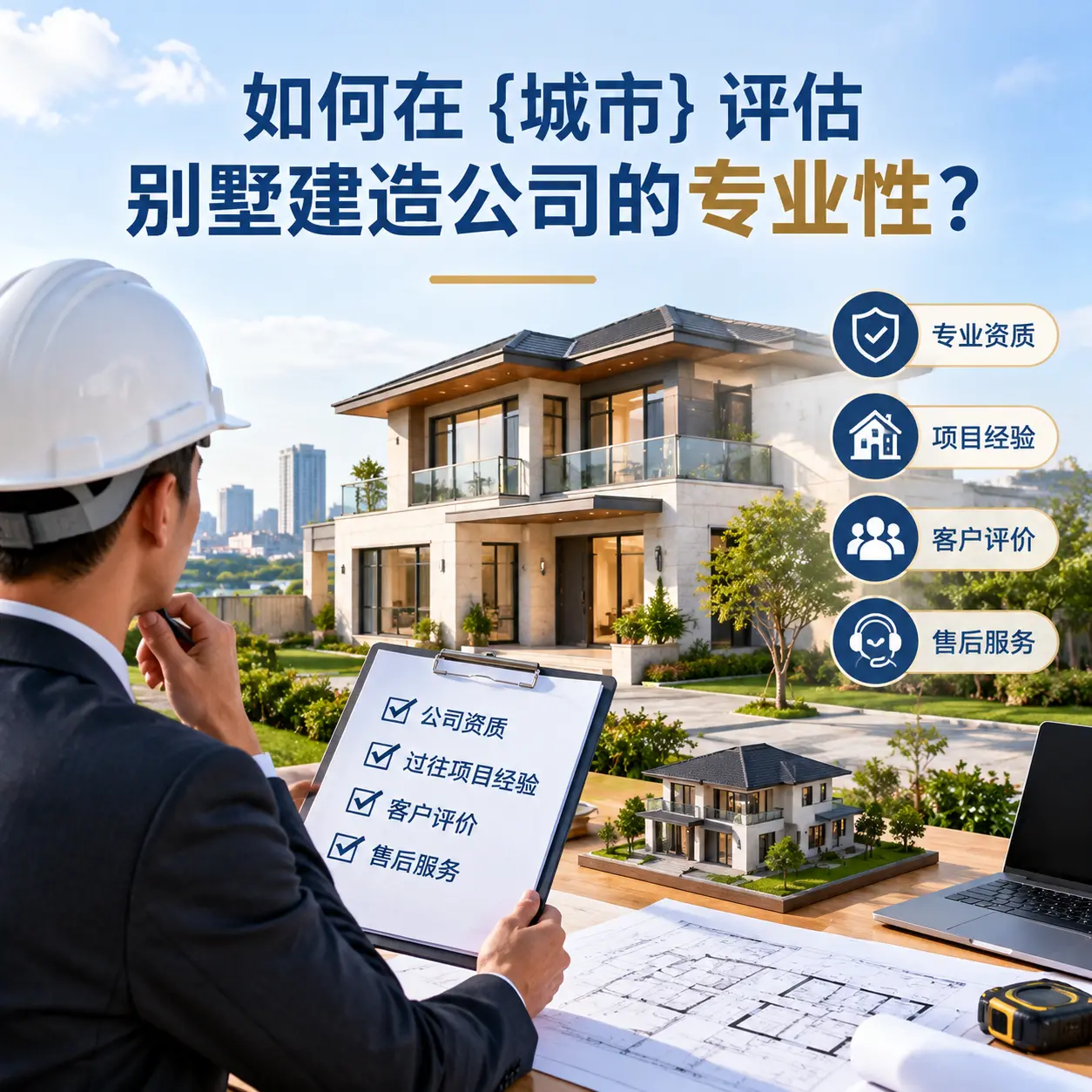 如何在 贞丰 评估别墅建造公司的专业性?