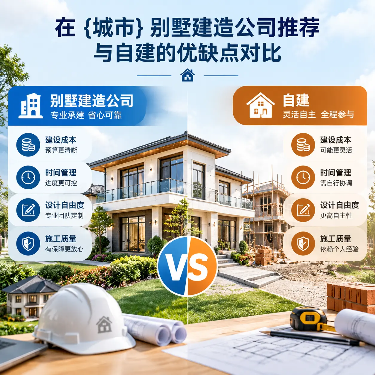 在 贞丰 别墅建造公司推荐与自建的优缺点对比